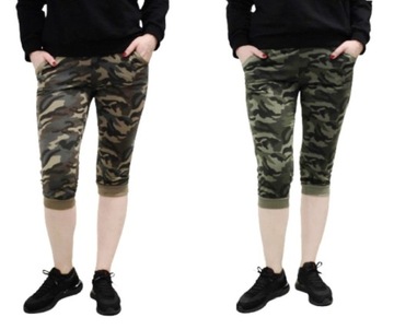 WYGODNE SPODENKI DAMSKIE MORO 3/4 RYBACZKI 3XL/4XL