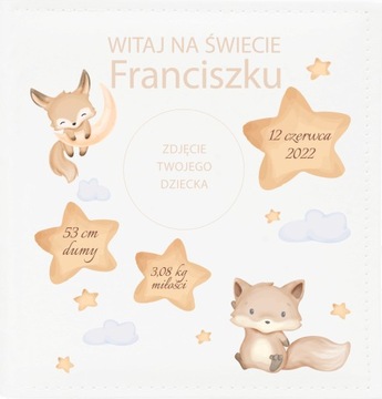 Album na zdjęcia 10x15 Nadruk Na Roczek Metryczka