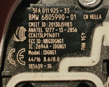 BMW 2 F45 F46 X1 F48 X2 F39 X5 F15 X6 F16 KLÍČEK OVLÁDAČ 6805990