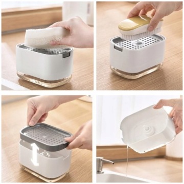 Набор кухонных органайзеров Дозатор для мыла Дозатор для жидкости для мытья посуды с насосом