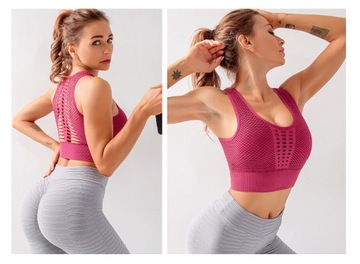 СПОРТИВНЫЙ ТОП PUSH UP, с мягкой подкладкой на выбор