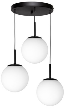 SZKLANA LAMPA WISZĄCA SUFITOWA ŻYRANDOL PLAFON LED