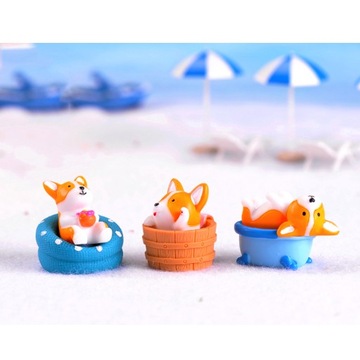 Миниатюрное украшение кукольного домика Оранжевая собачка