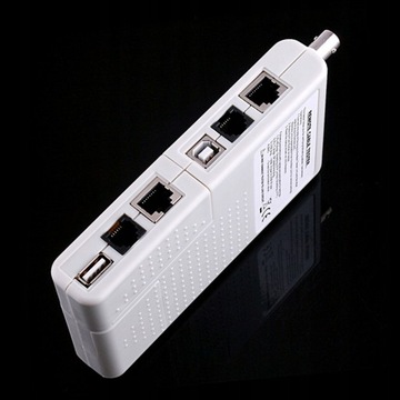 Тестер сетевых кабелей для RJ-45, RJ-11, USB, BNC