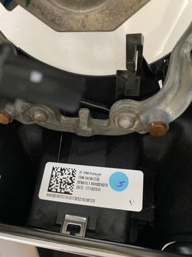 RENAULT ZOE II КОЖАНЫЙ РУЛЬ 484002607R