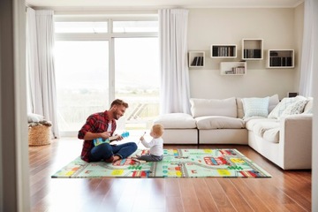 КОВРИК ПЕННЫЙ ДЛЯ ДЕТЕЙ, ДВУХСТОРОННИЙ ОБРАЗОВАТЕЛЬНЫЙ СУМКА HUMBI 120x180