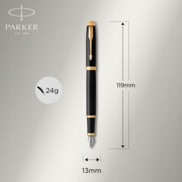 Parker IM GT Set Перьевая ручка с гравировкой Подарочная коробка с сумкой