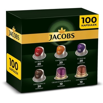 Kapsułki Jacobs komp.z Nespresso(r)* 100szt zestaw