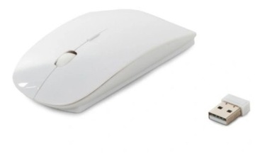 МЫШЬ БЕСПРОВОДНАЯ ОПТИЧЕСКАЯ МЫШЬ SLIM 2,4 ГГц БЕЛАЯ ZWY