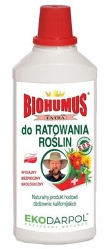 BIOHUMUS EXTRA NAWÓZ PŁYNNY DO RATOWANIA ROŚLIN 1L
