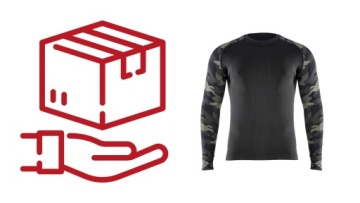 ТЕРМОАКТИВНАЯ ФУТБОЛКА КАМУФЛЯЖНАЯ ЗЕЛЕНО-ЧЕРНАЯ S/M Lahti Pro