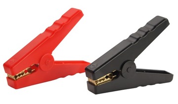 Zaciski klamry żabki przewodów izolowane 130mm