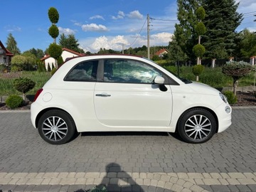 Fiat 500 II Seria 4 0.9 TwinAir 85KM 2016 FIAT 500c lift kabriolet 0.9 benzyna 112 tys km, lekko uszkodzony, zdjęcie 3