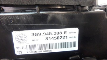 VW PASSAT B8 KOMBI SVĚTLO ZADNÍ PRAVÁ 3G9945308E