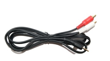 NOWY KABEL JACK 3,5MM - 2x RCA CINCH 1,5m
