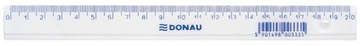 LINIJKA 20 CM DONAU, TRANSPARENTNA