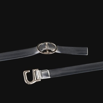 2/set Extra Long Clear Invisible Loose Shoes Strap