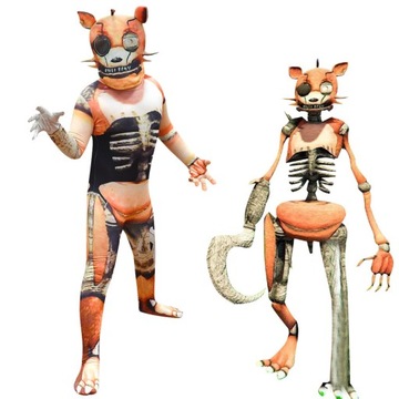 Cosplay Cartoon Bonnie kostium misia gra FNAF Foxy