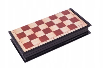 МАГНИТНЫЕ ШАХМАТЫ, запираемые, НАБОР 25 x 25см