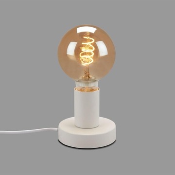 BRILO LAMPKA STOŁOWA BIURKOWA LOFT BIAŁA E27