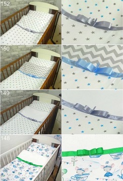 2 куска 90х120 Хлопковое постельное белье с бантом, наволочки