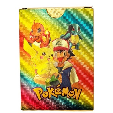 Коллекционные карты Pokemon Rainbow, 55 штук, подарочная Радуга с Пикачу1