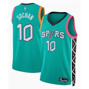 Koszulka Do Koszykówki Jeremy Sochan San Antonio Spurs 2023/24