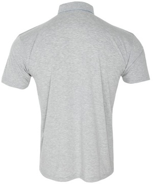 ФУТБОЛКА ПОЛО мужская светло-серая с карманом, размер М