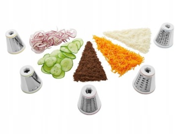 Электрическая овощерезка-терка 5 в 1 НАБОР