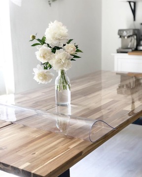 ЗАЩИТНЫЙ КОВРИК ДЛЯ СТОЛЕШНИЦЫ СТОЛ 1мм МЯГКОЕ СТЕКЛО 60х120см