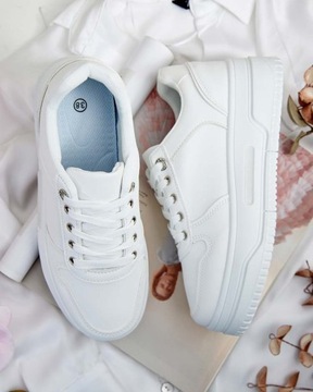 FINCIF 39 БЕЛАЯ ЖЕНСКАЯ СПОРТИВНАЯ ОБУВЬ