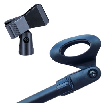 Высокая, регулируемая, гибкая микрофонная стойка для микрофона.