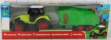 TRAKTOR CIĄGNIK Z MASZYNĄ ROLNICZĄ