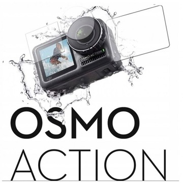 SZKŁO HARTOWANE do DJI OSMO ACTION na OBIEKTYW LCD