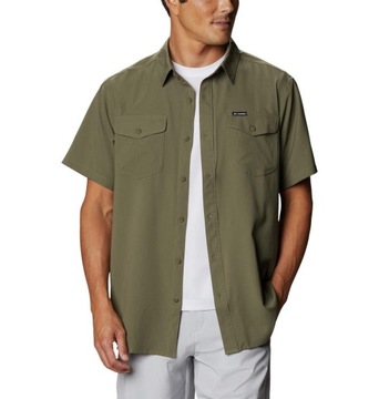 Koszula męska Columbia Utilizer II Solid S/S Shirt- Stone Green XXL