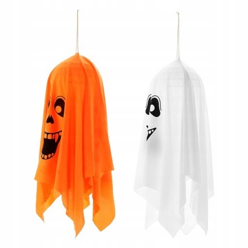 White Decor Hanging Ghost LED Ghost Light 2 Sets