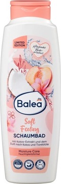 BALEA SOFT FEELING PŁYN DO KĄPIELI KOKOS BRZOSKWINIA I KWIAT TIARA