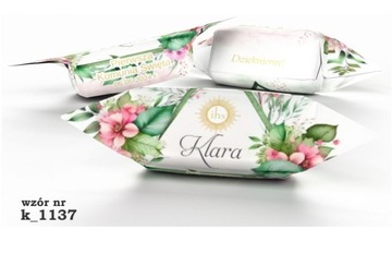 Krówki mleczne PERSONALIZOWANE na KOMUNIE 1 kg Alestudio4All