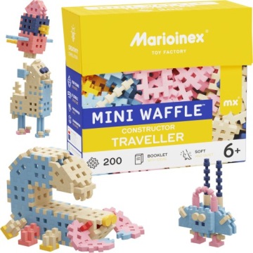 MARIOINEX WAFLE MINI WAFFLE 200el Podróżnik pastel
