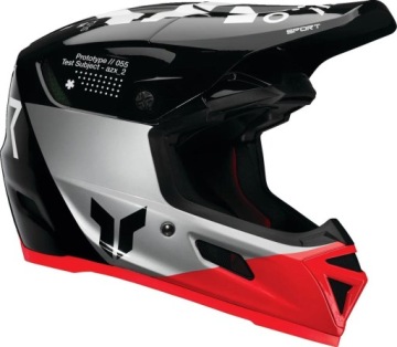 Kask Thor Reflex Sport MIPS Strike black/red M