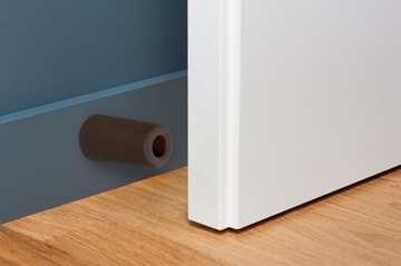 Дверной ограничитель премиум-класса, серый, 75 мм.