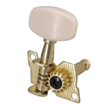 6 шт. гитара 3L 3R, кнопка с открытой струной, колки, колки для ключей, белый колышек