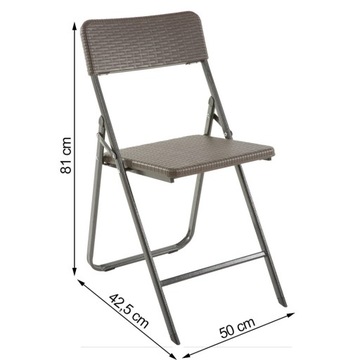 47738 НАБОР ДЛЯ КЕЙТЕРИНГА 2 СТУЛА + 1 СТОЛ ВЕНГЕ