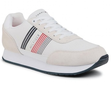 Tommy Hilfiger buty Corporate Material Mix Runner biały 40