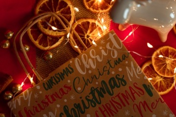 Элегантные бумажные СУМКИ с Рождественским ПРИНТОМ ДЛЯ УПАКОВКИ ПОДАРКОВ