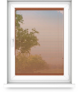 Drewniane Żaluzje Dekoracyjne 25mm 110 x 80 cm