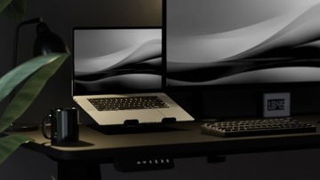 РЕГУЛИРУЕМАЯ ВРАЩАЮЩАЯСЯ ПОДСТАВКА ДЛЯ НОУТБУКА СТОЛ ДЛЯ НОУТБУКА LVN VARIA FLEX