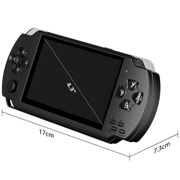 ПОРТАТИВНАЯ ИГРОВАЯ КОНСОЛЬ X6 – 1000 ИГР (МЕНЮ PL) 4,3-ДЮЙМОВЫЙ ДИСПЛЕЙ
