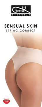 Трусики-стринги Gatta String Correct shape, черные, XL