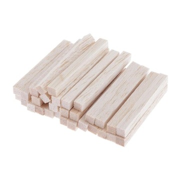 Balsa wooden shapes Sticks Unfinished wood crafts